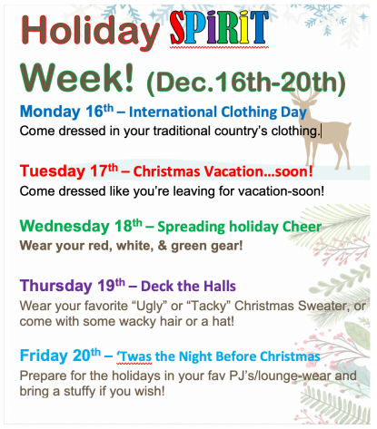 Spirit Week Activities