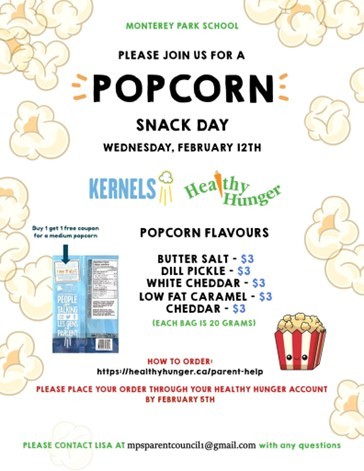 Popcorn Snack Day Feb 12 2025